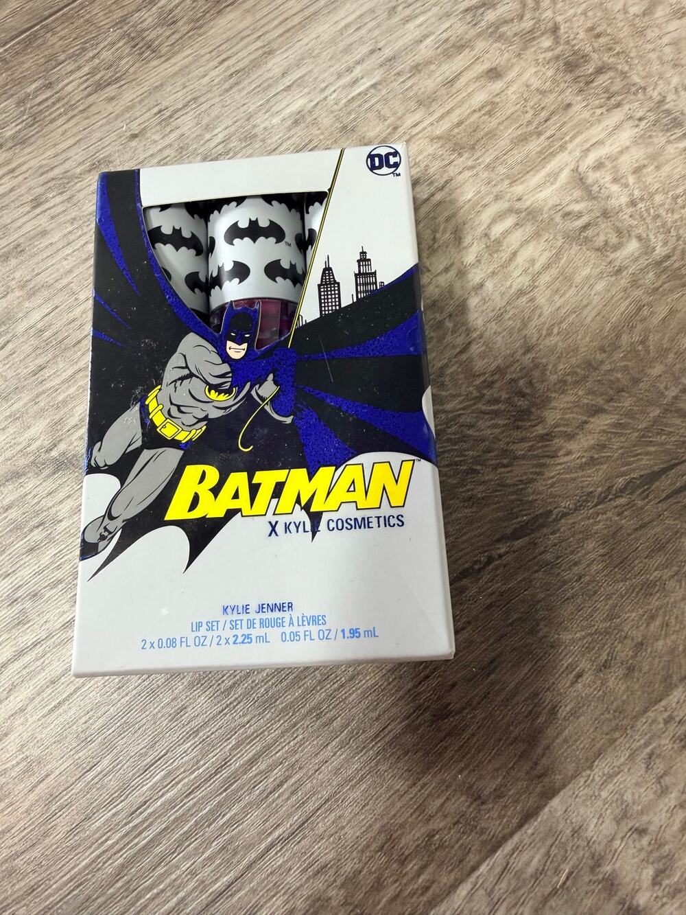 New in Box Kylie Cosmetics x Batman lip set trio Limited edition